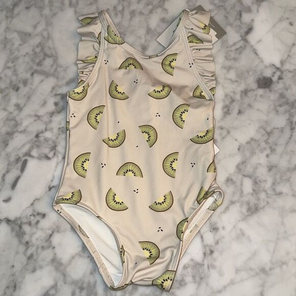 NWT PETIT LEM SWIM ONE PIECE RUFFLE BUNDLE 6/12M - Picture 3 of 10